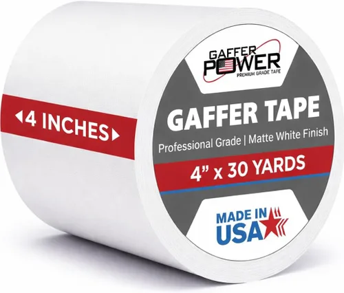 Vista 17 de Gaffer Power cinta de tela profesional, con calidad premium. Hecha en Estados Unidos. Cinta de tela resistente. No reflexiva. Multipropósito. Mejor