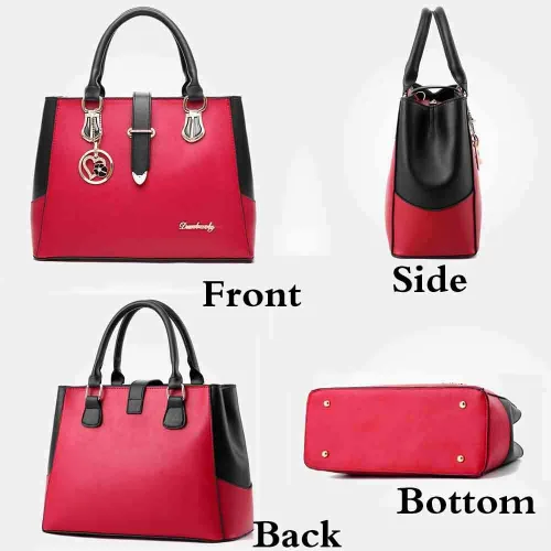 Vista 4 de Bolso para mujer con colgante en forma de corazón