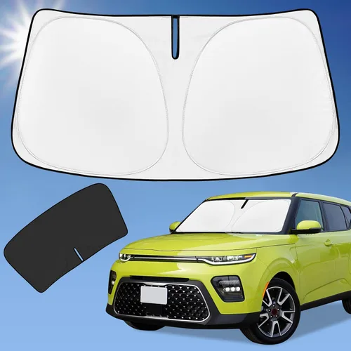 Vista 174 de Parasol de 4 capas para parabrisas, ajuste personalizado, tela 240T