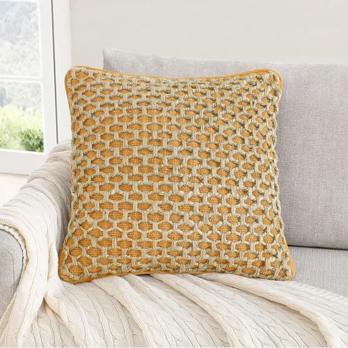 Vista 37 de Boho Living Jada - Funda decorativa para almohada, incluye acento, diseño tejido premium, decoración para sala de estar, (2) funda de almohada de 20