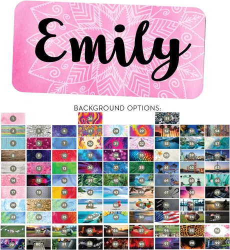 Vista 10 de Imán de casillero personalizado mediano para casillero, nombres personalizados, regalos para profesores, regalo de médicos, para tableros