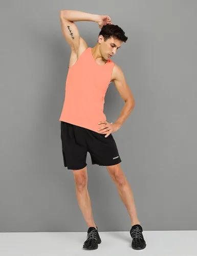 Vista 7 de DEMOZU Camiseta sin mangas de neón para hombre, brillante, para entrenamiento, gimnasio, atletismo, rave, fiesta, camiseta sin mangas
