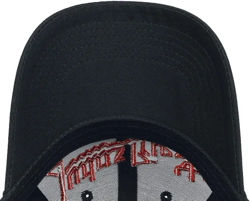 Vista 3 de Judas Priest Men's Fork Logo Baseball Cap Black