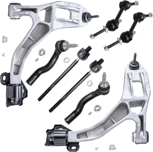Vista 302 de Detroit Axle - Kit de brazos de control de extremo de 8 piezas para Toyota 2001-2003 Highlander 2002-2003 Camry Lexus ES300, 2 conjuntos de brazos