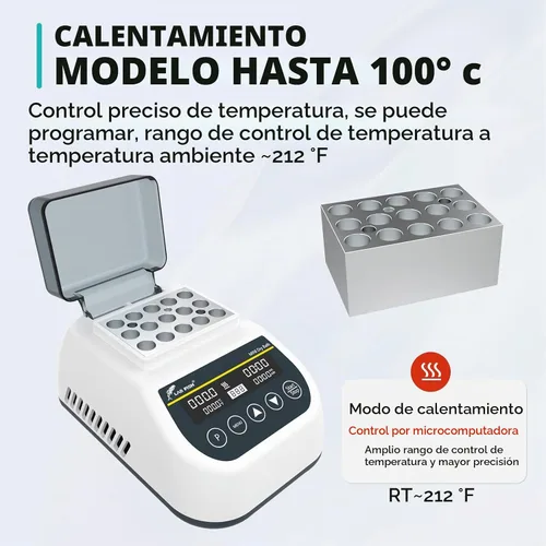 Vista 4 de LAB FISH MDB100 Mini baño seco, 212.0 °F programable 0.1 fl oz x15