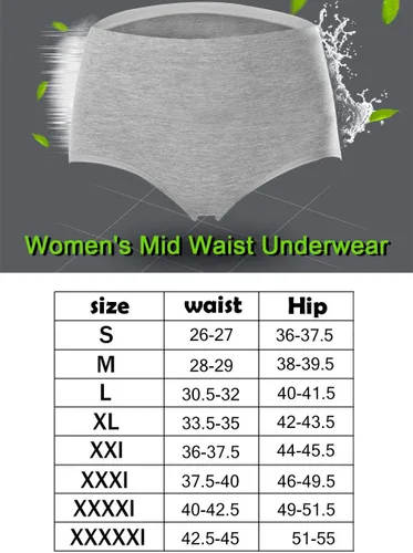 Vista 7 de ASIMOON Ropa interior para mujer, ropa interior de algodón, posparto, con control de abdomen, elásticos, transpirables, cobertura completa