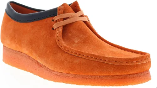 Vista 10 de Clarks Wallabee Chukka Botas para hombre cera de abeja cuero