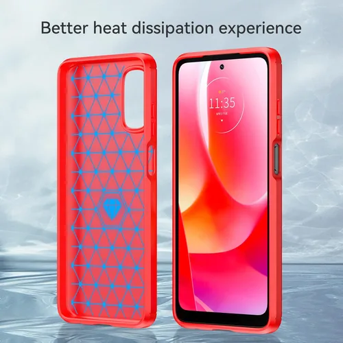 Vista 5 de yuanming Funda para Moto G 5G, Motorola G 5G 2022, con protector de pantalla HD, absorción de golpes flexible de TPU parachoques Cove funda