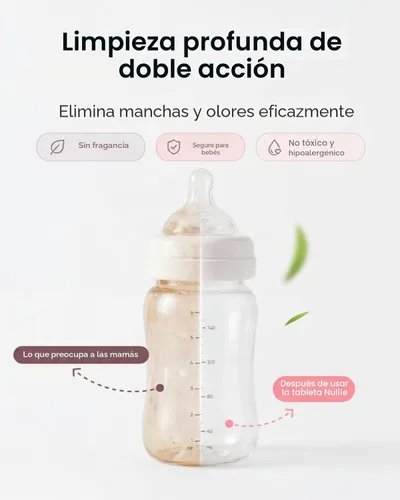 Vista 4 de Nuliie 200 tabletas detergentes para Momcozy Baby Brezza, lavadora GROWNSY