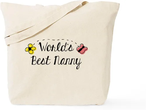 Vista 14 de CafePress Proveedor de cuidado de día Bolso de asas de lona natural, bolso de compras de tela, Caqui