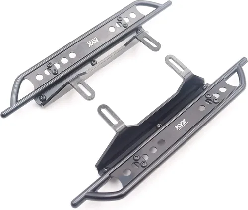 Vista 2 de KYX Estribos laterales de carreras placa de pie para 1/10 RC Crawler Redcat Gen8 Scout II (aluminio)
