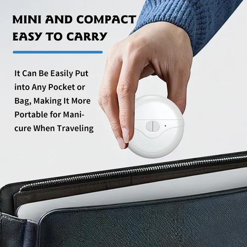 Vista 5 de Cortadora de uñas automática de 3 velocidades, cortaúñas eléctrico inteligente para adultos mayores, recortadora de uñas automática 2 en 1