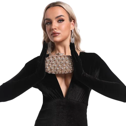 Vista 8 de Boutique De FGG Bolso de mano de cristal de calavera para mujer, bolso de mano de noche con diamantes de imitación, para fiesta, graduación