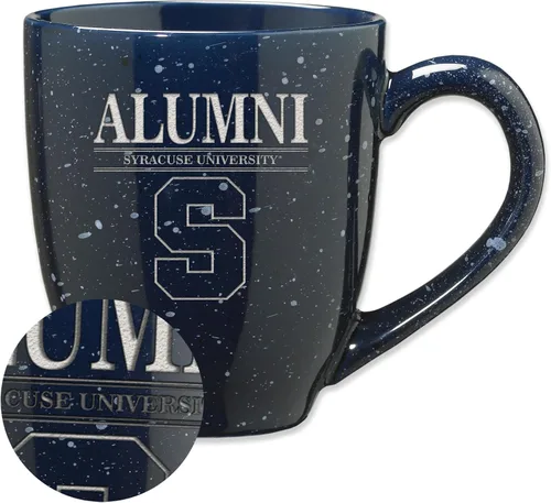 Vista 21 de Rico Industries NCAA Illinois Fighting Illini Alumni - Taza de café de cerámica moteada grabada con láser de 16 onzas