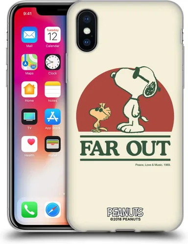 Vista 15 de Head Case Designs Funda de gel suave con licencia oficial de Peanuts Freak Flag Fly Woodstock 50th compatible con Apple iPhone 7 Plus/iPhone 8 Plus