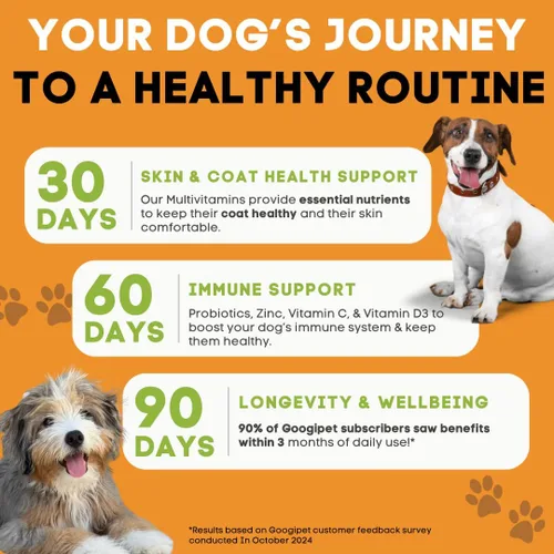 Vista 11 de Googipet - Multivitamínico masticable para perros, vitaminas y suplementos