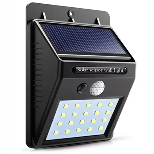 Vista 4 de Foco Solar 64 LED con Sensor