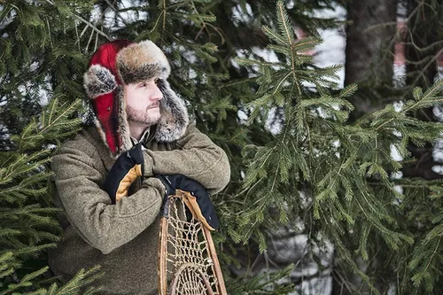 Vista 4 de Stormy Kromer Northwoods Trapper Hat - Gorro de invierno de lana aislante con orejeras