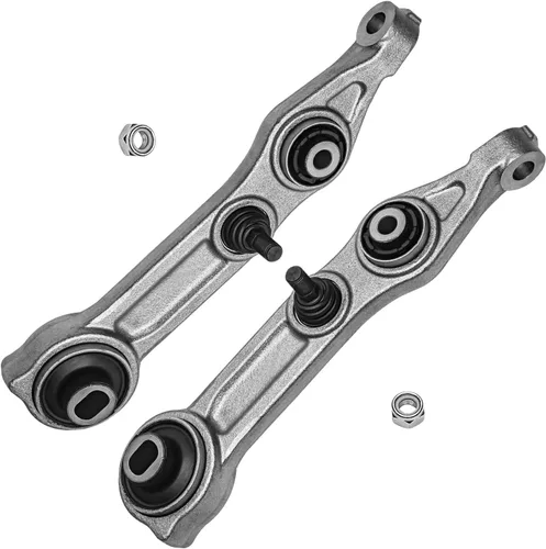 Vista 45 de Detroit Axle - 2 brazos de control delanteros para Volvo S60 V70 01-07, juego de 2 brazos de control inferiores 2001 2002 2003 2004 2005 2006 2007