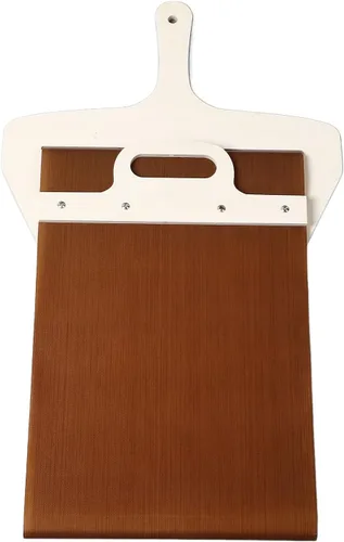 Vista 6 de Pala de madera deslizante para pizza con agarre cómodo, ligera para hornear pizza casera, LUCKDANO9DZYVF7I8G