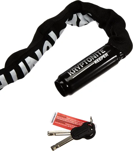 Vista 6 de Kryptonite Keeper 712 - Candado de cadena para bicicleta, 4 pies de largo, resistente, antirrobo, con llaves para bicicleta, motocicleta, scooter