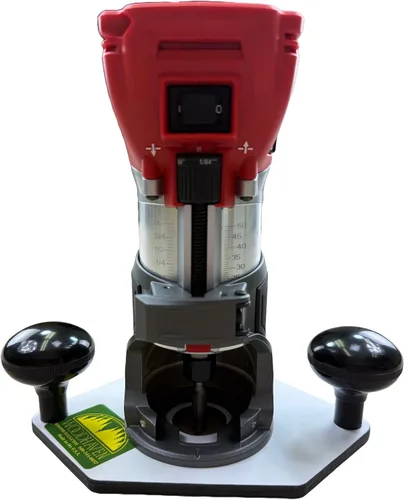 Vista 3 de Woodhaven 8370 - Placa base de buje guía para Milwaukee M18, 0.276 in de grosor