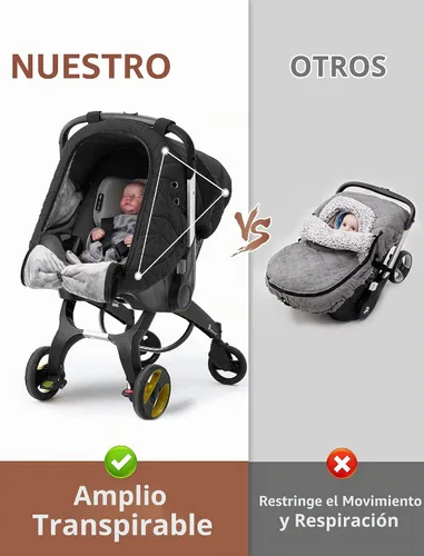 Vista 9 de Funda para asiento de automóvil, impermeable, color negro