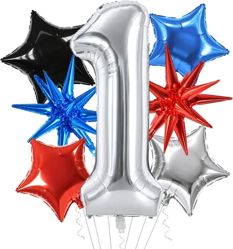 Vista 165 de TONIFUL Globo de aluminio negro de 40 pulgadas con el número 0, decoraciones de cumpleaños negro (Bk-black)