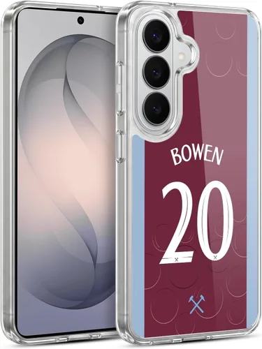 Vista 57 de Head Case Designs Officially Licensed West Ham United FC James Ward-Prowse 2023/24 Players Home Kit Gel Case [Military Grade Protection] Compatible
