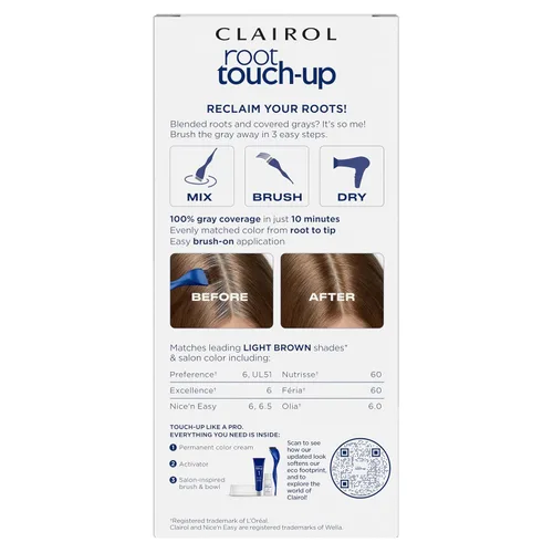 Vista 87 de Clairol Root Touch-Up de Nice'n Easy Tinte Permanente para el Cabello, 10 Rubio Extra Claro, Paquete de 1 Clairol Root Touch Up - Tinte permanente