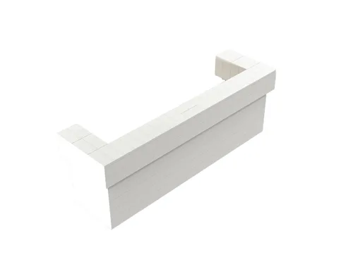 Vista 5 de EverBlock Kit de barra y mostrador en voladizo de 4 pies para uso en el hogar, ventas o eventos Bloques de construcción gigantes Fácil