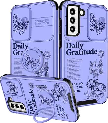 Vista 152 de Funermei para Samsung Galaxy Z Flip 4 Funda - Funda de Teléfono Bonita para Mujeres y Niñas con Mariposas Bonita Estética Femenina Diseño