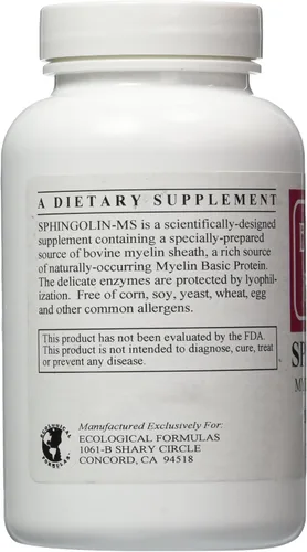 Vista 2 de Ecological Formulas - Esfingolina 200 mg 240 cápsulas [Salud y Belleza]