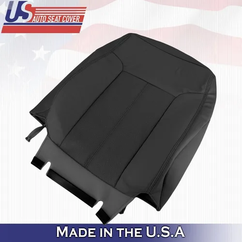 Vista 3 de U.S.AutoSeatCover 2013 2014 para Ford F450 F550 Lariat conductor pasajero superior cuero Seat Covers BLK