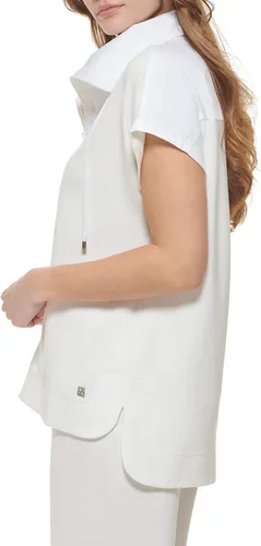 Vista 3 de Calvin Klein Pijama de rizo francés pequeño con cremallera para mujer