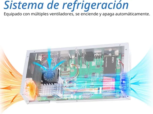 Vista 6 de Freenove Kit de carcasa de PC para Raspberry Pi 5 con ventilador de refrigeración, SSD M.2 NVMe de 128 GB 800 MB/s, cámara de 5 MP, pantalla OLED