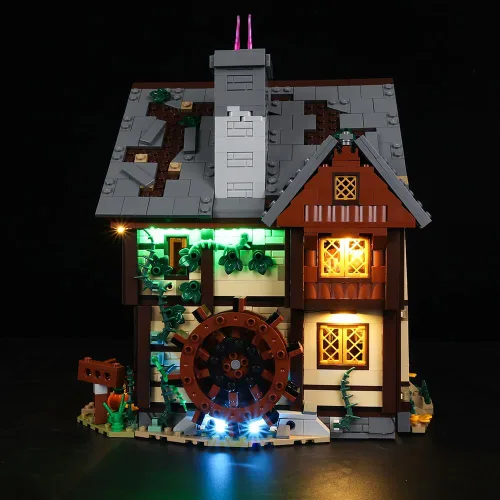 Vista 4 de Kyglaring Kit de luces LED compatible con el juego de modelos Lego 21341, accesorios de iluminación compatibles con Disney Hocus Pocus: The