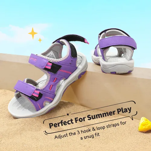 Vista 4 de DREAM PAIRS Sandalias deportivas de verano para niños y niñas (niños pequeñosniñosgrandes)