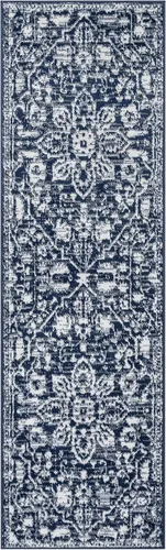Vista 98 de Well Woven - Alfombra tejida estilo vintage con diseño de medallón, 68 x 120 cm