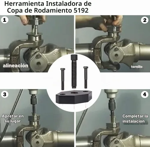 Vista 6 de Extractor de juntas en U Heavy Duty 10102 U Herramienta de extracción de juntas universal Extractor de juntas en U Herramienta de prensa