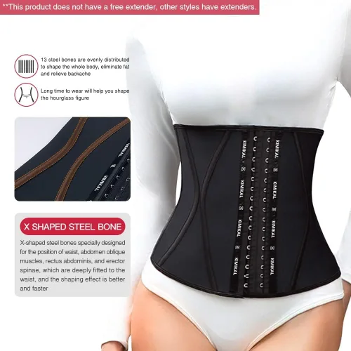 Vista 3 de KIMIKAL Corset Waist Trainer Waist Cincher Shapewear Fajas Colombianas Waist Trimmer Tummy Control