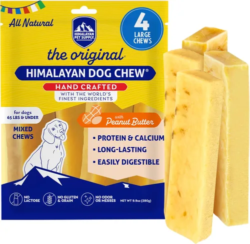 Vista 13 de Himalayan Dog Chew Bacon Yak Cheese - Masticables para perros, el mejor para ti, 100% natural de larga duración, golosinas saludables para perros