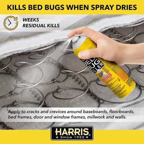 Vista 6 de Harris insecticida para ácaros y sus huevos, spray en aerosol de 16 oz