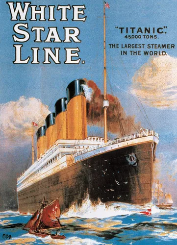 Vista 2 de EuroGraphics Titanic White Star Line - Rompecabezas de 1000 piezas (6000-1333)