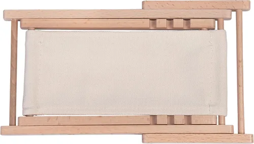 Vista 9 de Mini soporte de madera para silla de playa, soporte plegable para teléfono celular para escritorio, novedoso soporte de teléfono compatible