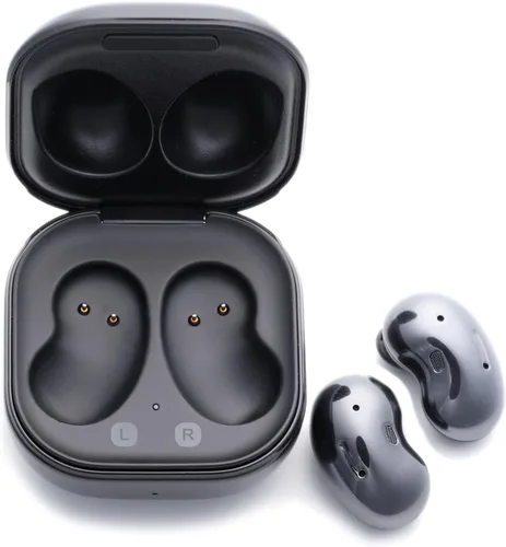Vista 2 de Samsung Galaxy Buds Live, auriculares inalámbricos con cancelación activa de ruido, negro místico, versión internacional