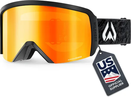 Vista 12 de Wildhorn Cristo - Gafas de esquí para hombre y mujer, 100% UV, antivaho OTG, gafas de snowboard, proveedor oficial del equipo de esquí de EE. UU.
