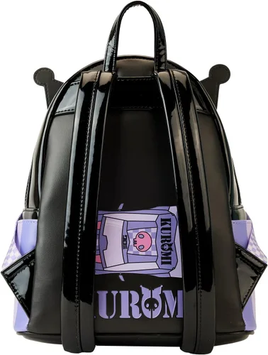 Vista 3 de Loungefly Sanrio Kuromi Tokyo Speed - Mini mochila de piel sintética, Multi, Mini mochila