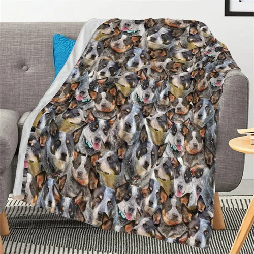 Vista 28 de Airedale - Manta de regalo para perro, linda manta de franela estampada para cama, sofá, sofá
