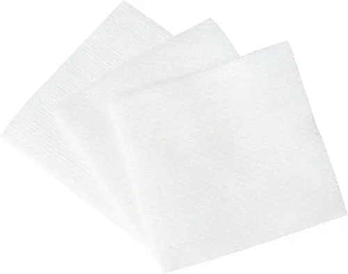 Vista 2 de ForPro - Toallitas de algodón sin pelusa, 240 unidades, 2 x 2 pulgadas, color blanco, algodón puro